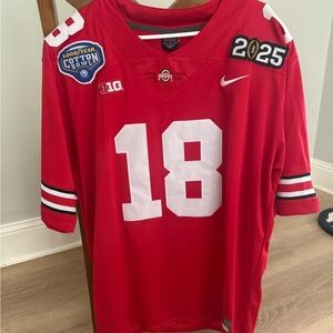 Will Howard #18 Ohio state 2025 cotton bowl Nike jersey XL